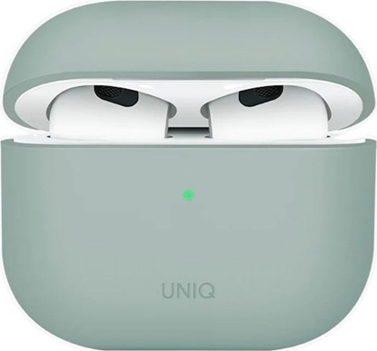Picture of UNIQ Lino - etui silikonowe do AirPods 4 zielony - Gwarancja bezpieczestwa. Proste raty. Bezpatna wysyka od 170 z.