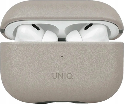 Picture of UNIQ Lyden DS - etui  ze sztucznej skóry do AirPods Pro 2 beowe/zielone - Gwarancja bezpieczestwa. Proste raty. Bezpatna wysyka od 170 z.