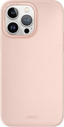Изображение Uniq UNIQ etui Lino do iPhone 14 Pro Max 6,7" róowy/pink blush