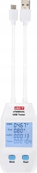 Изображение Unit Tester portów USB typu A oraz C, UT658DUAL