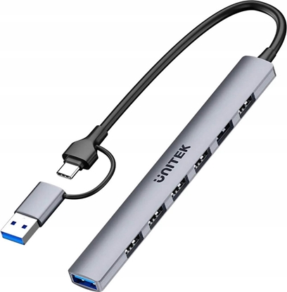 Изображение HUB USB Unitek H1209A 7x USB-A 2.0 3.0 (H1209AGY01)