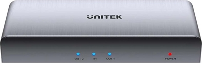 Изображение Unitek Rozganik sygnau HDMI 1 IN-2 OUT 4K