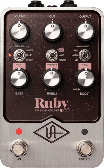 Изображение Universal Universal Audio UA UAFX Ruby '63 Top Boost Amplifier - Efekt Gitarowy