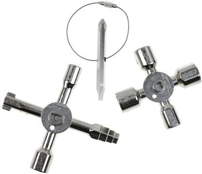 Attēls no Uniwersalny klucz do szafek technicznych 10w1 (100)