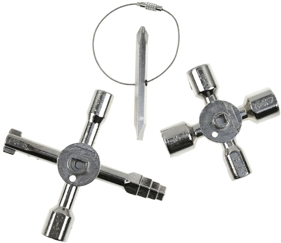 Picture of Uniwersalny klucz do szafek technicznych 10w1 (100)