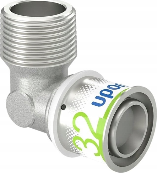 Изображение Uponor S-Press PLUS kolano z gwintem zewn. 32-R1MT