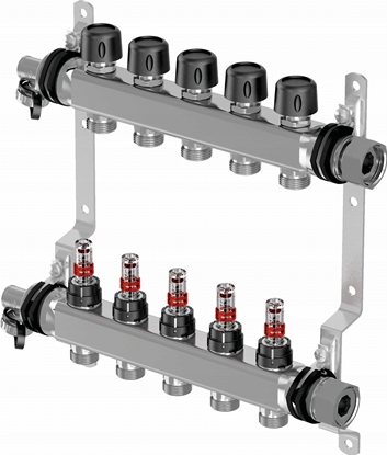 Изображение Uponor Uponor Vario S rozdzielacz z przepywomierzem FM 6X