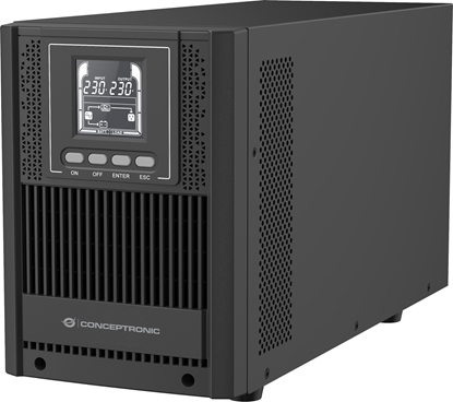 Picture of Conceptronic ZEUS52E2K nepārtrauktas barošanas avots (UPS) Divkāršā-konversija (tiešsaiste) 2 kilovoltampērs 1800 W 6 Maiņstrāvas izvade (-s)