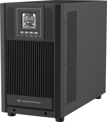 Picture of Conceptronic ZEUS52E3K nepārtrauktas barošanas avots (UPS) Divkāršā-konversija (tiešsaiste) 3 kilovoltampērs 2700 W 5 Maiņstrāvas izvade (-s)