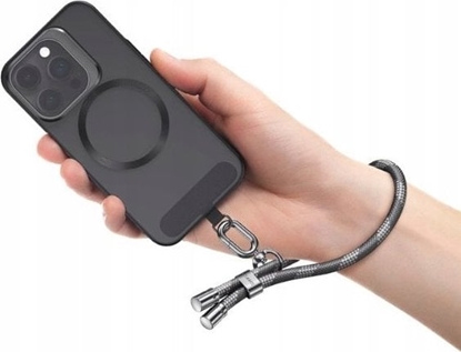 Picture of Usams Smycz do telefonu 34cm szary/grey