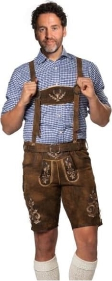 Picture of Usorteret Brune korte lederhosen