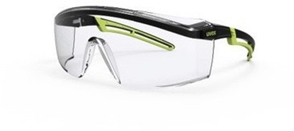 Picture of Uvex Apsauginiai akiniai Uvex Astrospec 2.0 skaidria panoramine linze, supravision excellence (nesibraiantys ir nerasojantys) padengimas, juoda/salotin spalva, supakuota mameninje kartoninje dutje 1 vnt
