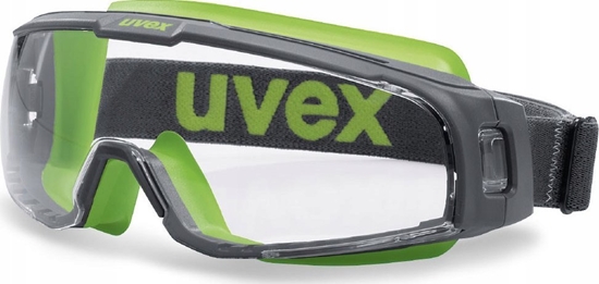 Picture of Uvex Apsauginiai akiniai Uvex U-sonic, skaidri panoramin linz, supravision excellence (nesibraiantys ir nerasojantys) padengimas, gumin reguliuojama juostel.