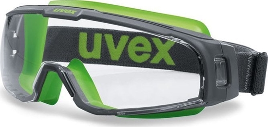 Picture of Uvex Apsauginiai akiniai Uvex U-sonic, skaidri panoramin linz, supravision excellence (nesibraiantys ir nerasojantys) padengimas, gumin reguliuojama juostel.