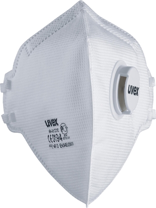 Attēls no Respirators ar vārstu UVEX Silv-Air classic 3310; FFP3; 3 gab.