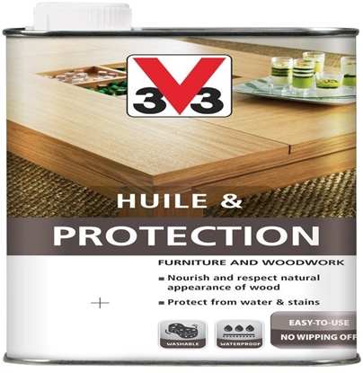 Attēls no V33 FURNITURE OILCOLOURLESS 0.5 L