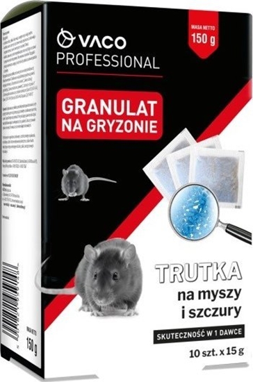 Picture of Vaco Vaco Granulat na myszy i szczury w saszetkach - 10x15 g