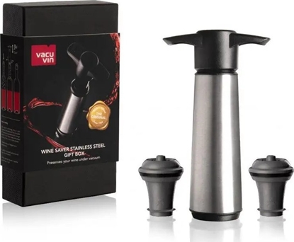 Attēls no Vacu Vin Wine Saver Stainless Steel Gift box