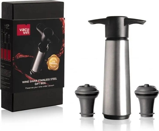 Picture of Vacu Vin Wine Saver Stainless Steel Gift box