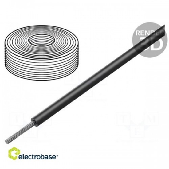 Изображение Vads | SiF | balasta | Cu | 1mm2 | silikons | melns | -60÷180°C | 300/500V ROHS