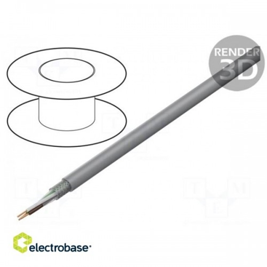 Изображение Vads | TRONIC-CY LiY-CY | 3x1,5mm2 | konservēta vara bize | PVC | pelēks