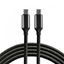 Attēls no Vads USB-C 3.0 male/male 1.0m everActive CBB-1PD5 5A melns nylon