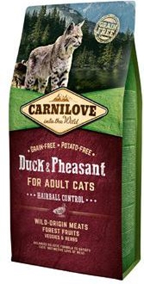 Picture of VAFO PRAHS CARNILOVE 6kg KOT HAIRBALL DUCK PHEASAN