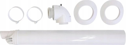 Attēls no Vaillant Poziome wyprowadzenie przez cian (zestaw) 60/100