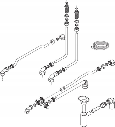Attēls no Vaillant Zestaw przyczeniowy do VIH R 120 - 0020152960