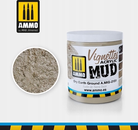 Picture of Vallejo Ammo: Acrylic Mud - Vignettes - Dry Earth Ground (100 ml)