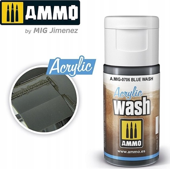 Picture of Vallejo Ammo: Acrylic Wash - Blue Wash