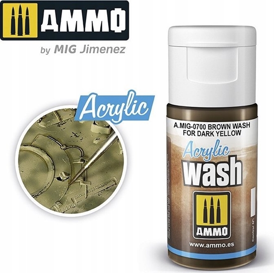 Picture of Vallejo Ammo: Acrylic Wash - Brown Wash for Dark Yellow