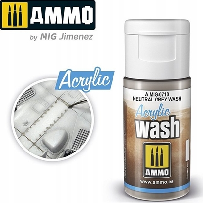 Picture of Vallejo Ammo: Acrylic Wash - Neutral Grey Wash