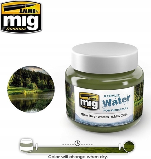 Picture of Vallejo Ammo: Acrylic Water - Slow River Waters (250 ml)