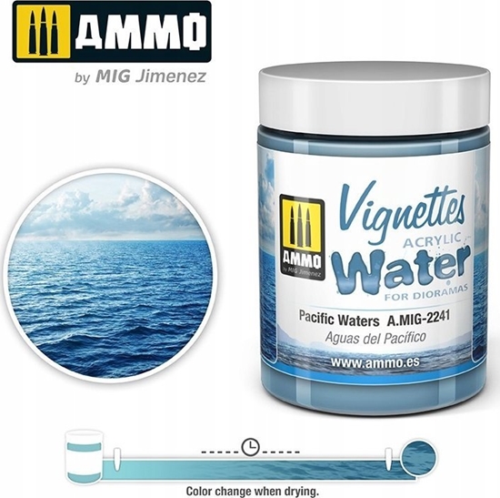 Picture of Vallejo Ammo: Acrylic Water - Vignettes - Pacific Waters (100 ml)