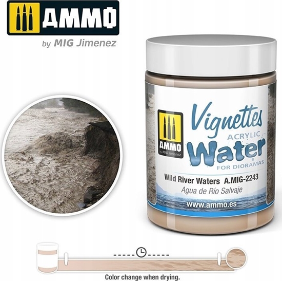 Picture of Vallejo Ammo: Acrylic Water - Vignettes - Wild River Waters (100 ml)