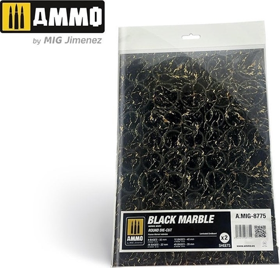 Picture of Vallejo Ammo: Black Marble - Round Die-Cut (2)