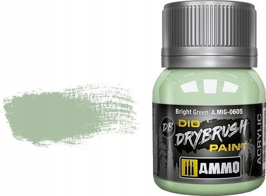 Picture of Vallejo Ammo: DIO Drybrush - Bright Green