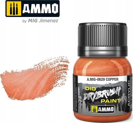 Picture of Vallejo Ammo: DIO Drybrush - Copper 