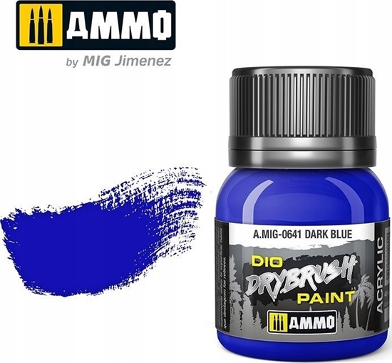 Picture of Vallejo Ammo: DIO Drybrush - Dark Blue