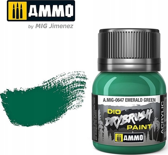 Picture of Vallejo Ammo: DIO Drybrush - Emerald Green
