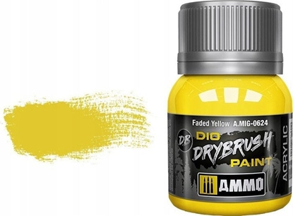 Attēls no Vallejo Ammo: DIO Drybrush - Faded Yellow