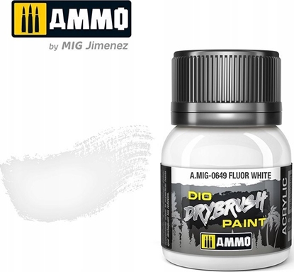 Attēls no Vallejo Ammo: DIO Drybrush - Fluor White 