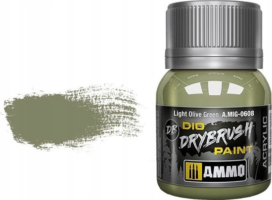 Picture of Vallejo Ammo: DIO Drybrush - Light Olive Green