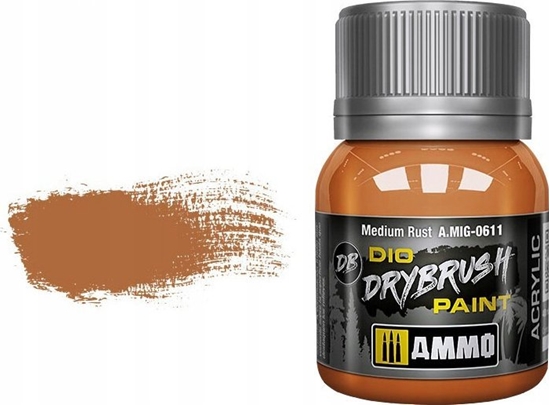 Picture of Vallejo Ammo: DIO Drybrush - Medium Rust