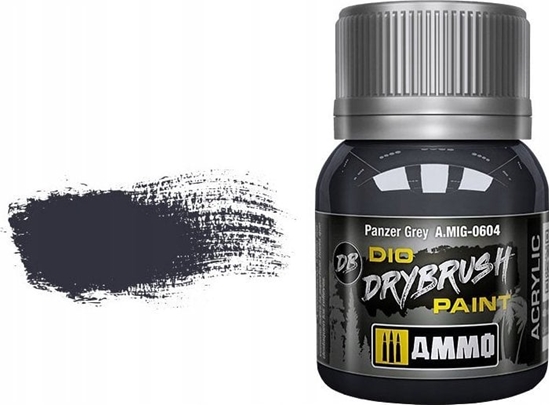 Picture of Vallejo Ammo: DIO Drybrush - Panzer Grey