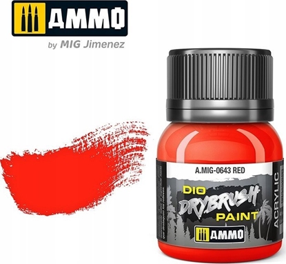 Attēls no Vallejo Ammo: DIO Drybrush - Red 
