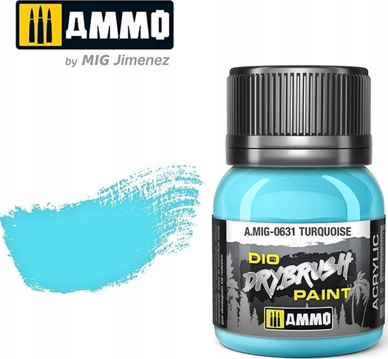 Picture of Vallejo Ammo: DIO Drybrush - Turquoise 