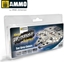 Изображение Vallejo Ammo: DIO Drybrush Paint - Set Grey Colors