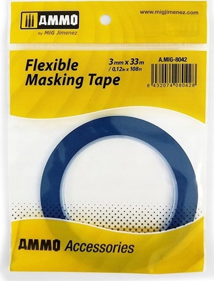 Picture of Vallejo Ammo: Flexible Masking Tape (3 mm x 33 m)